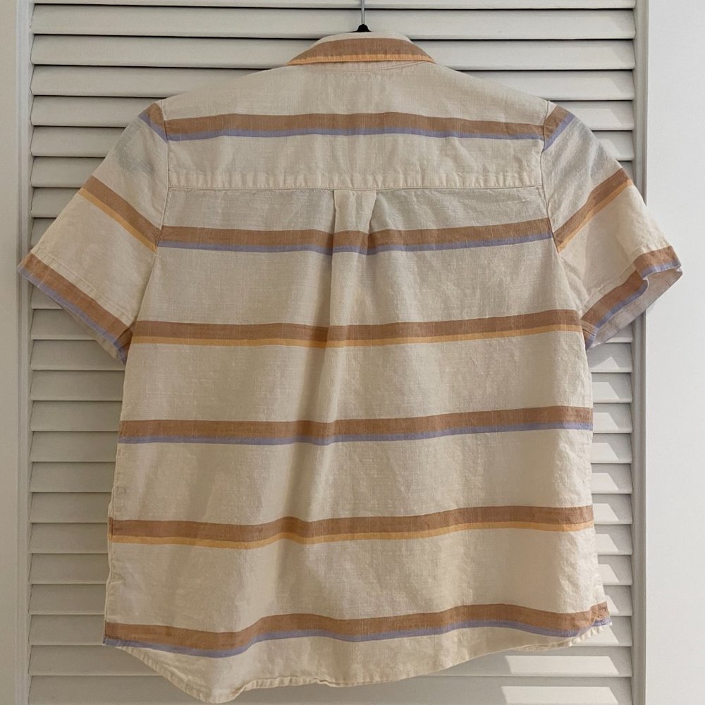 Madewell Camp Shirt in Stripe - Picture 3 of 3